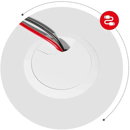 Комп'ютерний стіл Huzaro Hero 1.6 White - фото 6