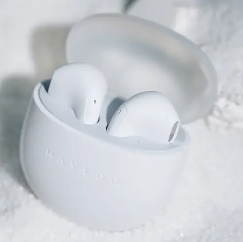 Бездротові навушники Haylou X1 Neo, TWS, IPX4, BT5.3, 30mAh, 310mAh, 5h, white 2024 UA UCRF - фото 10