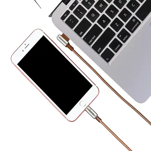 Кабель Lightning Hoco capsule U17 1.2 м коричневий