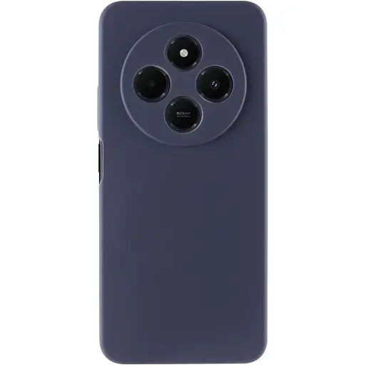 Чохол Lakshmi Silicone Cover Full Camera AAA для Xiaomi Redmi 14C/Poco C75 Темно-синій/Midnight blue - фото 3
