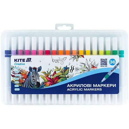 Маркеры акриловые Kite Creative набор 36 шт. (K-1158)