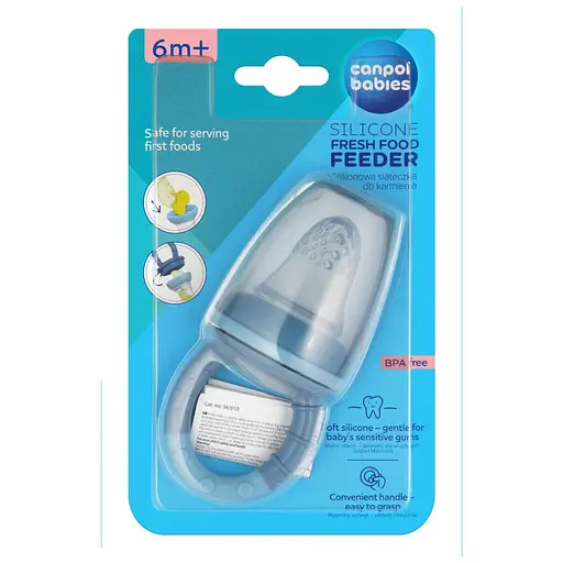 Ніблер Canpol babies силіконовий для годування блакитний (56/010_blu2) - фото 4