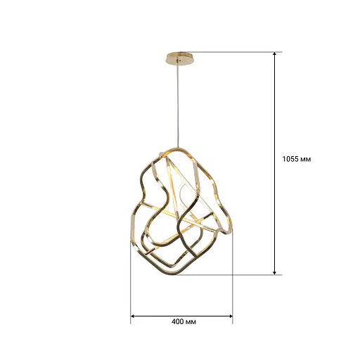Люстра MJ-Light ELISIUM D400 4000K GD 12036 - фото 6