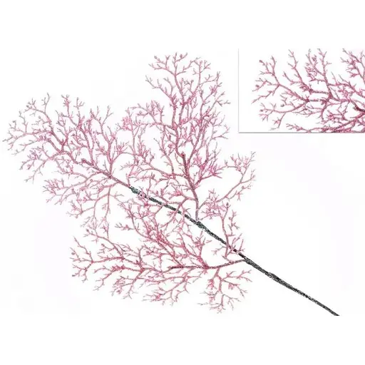 Ветка декоративная 71 см Искусственные материалы для декора и флористики Розовый - фото 1