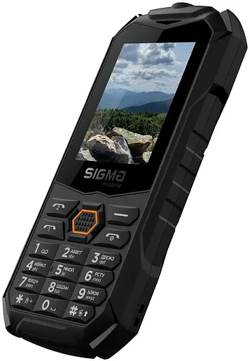 Телефон Sigma X-treme PV68 Black-orange UA UCRF - фото 5