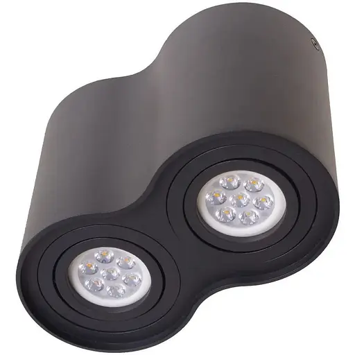 Підсвічування тубус Brille AL-726/2 GU10 BK IP20 MR16 26-846