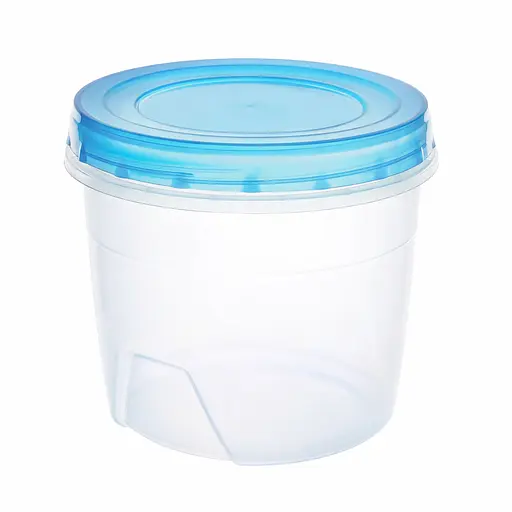 Контейнер лоток судочок круглий із кришкою PP, що закручується, 1 л 88091 - фото 7