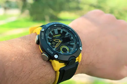 Часы мужские водонепроницаемые противоударные Casio G-Shock GA-2000-1A9ER - фото 9