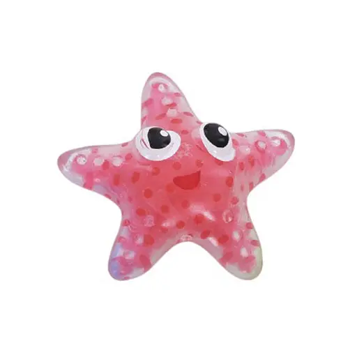 Дитяча іграшка-антистрес "Морська зірка" Bambi MS 3666(Red) з орбізом, 10 см - фото 1