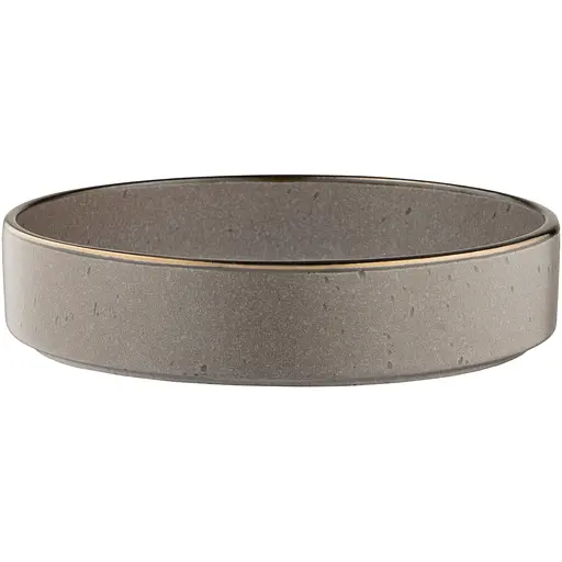 Тарелка суповая Ardesto Fasano 850 мл 20 см серо-коричневая (AR0420GB) - фото 2