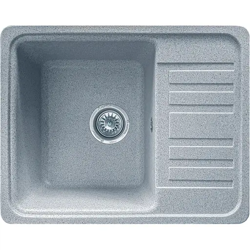 Гранітна кухонна мийка Romzha Regula 57 Seda (602) з крилом - фото 1