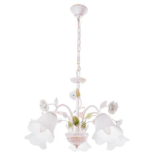 Люстра підвісна Brille флористика E27 60W WH (BKL-521S/5)