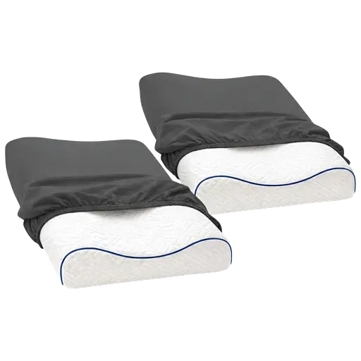 Набір наволочок Ideia для ортопедичних та анатомічних подушок 60х40х16 см 2 шт. темно-сірий (8-36301*003) - фото 1