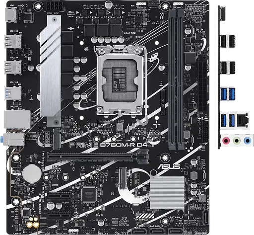 Материнская плата Asus B760M-R Prime D4 LGA 1700 (PRIME B760M-R D4) Б/У - фото 3