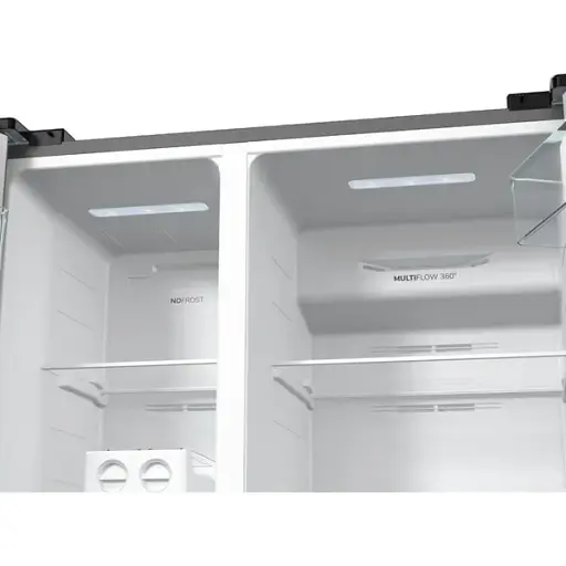Холодильник Gorenje SBS 179х67х92 см 2 двери 356( 191) л А++ NF+ инв. внешний дисплей матовый серый - фото 10