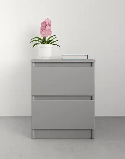 Приліжкова тумба MebelStar Нео 40x43x53 см Сіра мишка (MBS-1182) - фото 2