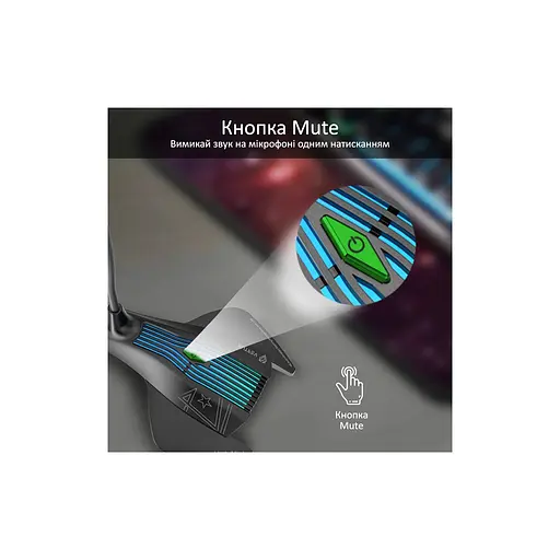 Мікрофон Vertux VertuMic-1 LED USB Black (vertumic-1.black) - фото 7