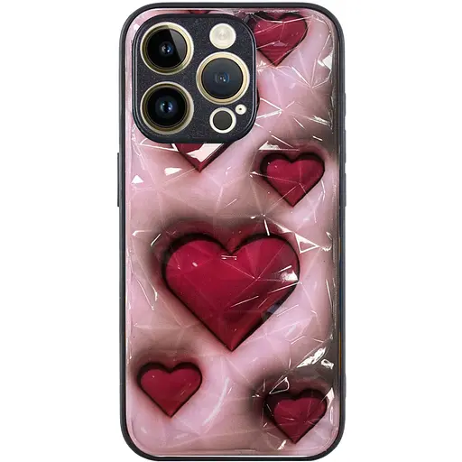 Чохол Epik TPU+PC Prisma Plushie для Apple iPhone 15 Pro Max 6.7 Hearts - фото 2