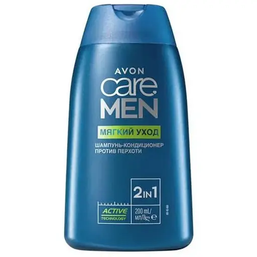 Шампунь-кондиціонер проти лупи Avon М'який догляд 2 в 1 200 мл - фото 1