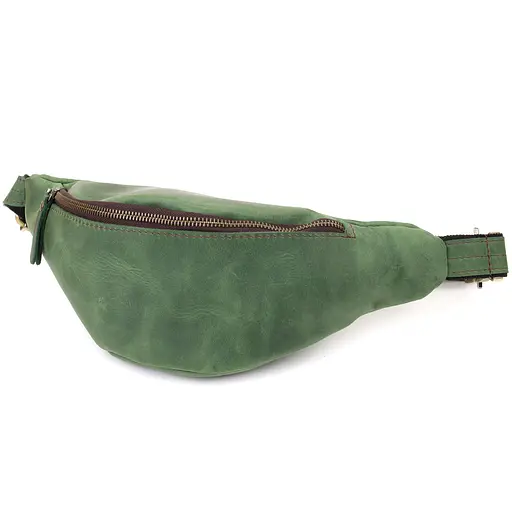 Стильна чоловіча бананка відмінної якості з натуральної шкіри вінтажної шкіри. SHVIGEL 34х14х7 см sum0027444 - фото 1