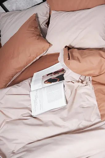 Комплект постільної білизни Moon&Star Бязь Gold Люкс Brown Blanc двоспальний 175х210 наволочки 2х40х60 - фото 6