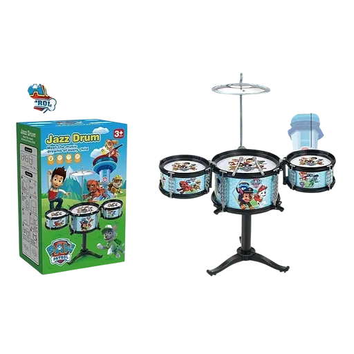 Компактная барабанная установка «Герой» DX 1001-11– игровой набор для юного музыканта - фото 2