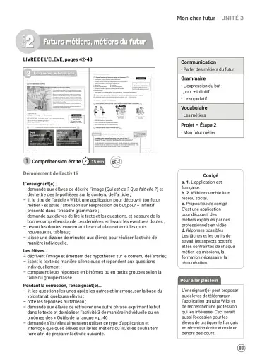 J'aime. Guide pédagogique 3 (A2) - фото 7