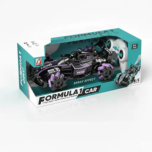 Радіокерована дрифт-машина A 8863-148-02, акумулятор 3.7V, пульт, роликові колеса, парогенерація, з підсвіткою, Фіолетова - фото 2