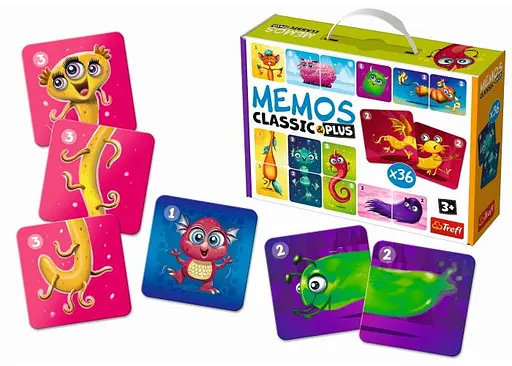 Настільна гра Trefl Мемо Класичні. Милі монстрики (Memos Classic+ Cute monsters) (02273) - фото 5
