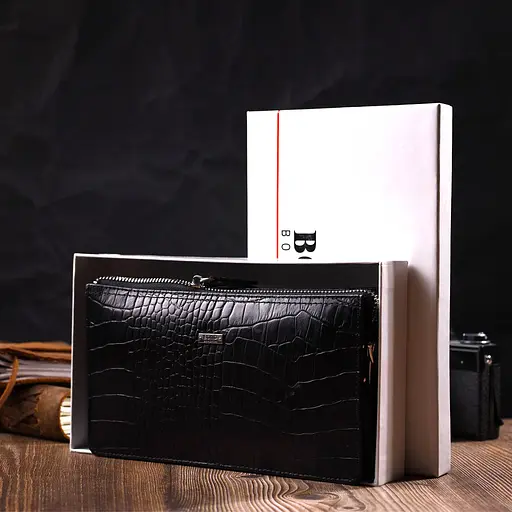 Шкіряна чоловіча сумка Bond 21х12х3 см sum0023569 - фото 9