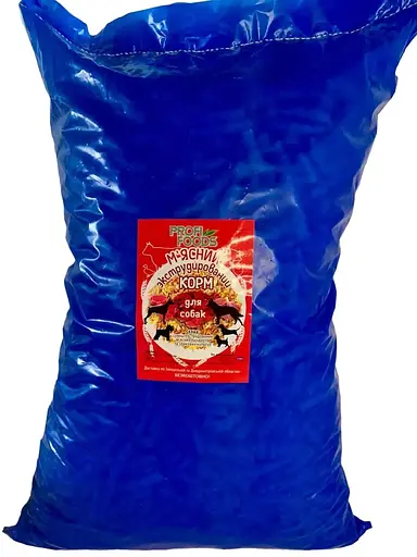 Екструдована каша PROFI FOODS для собак м'ясная 4кг - фото 1
