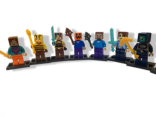 Набір ігрових фігурок персонажі My World 8 шт. зі зброєю (2613) - фото 5