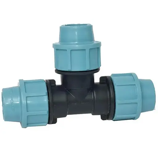 Трійник SantehPlast затискний редукційний 50х32х50 мм - фото 1