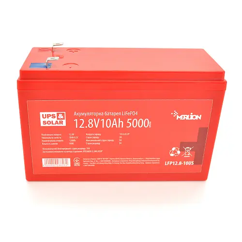 Акумулятор Merlion LiFePO4 12.8V 10AH (4S3P/BMS-10A)