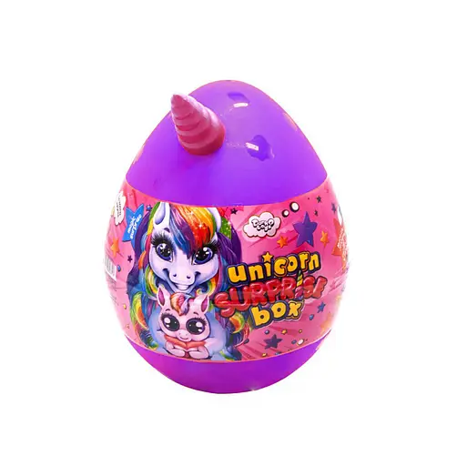 Набір креативної творчості Danko Toys Unicorn Surprise Box рожевий USB-01-01U(P) Фіолетовий - фото 2