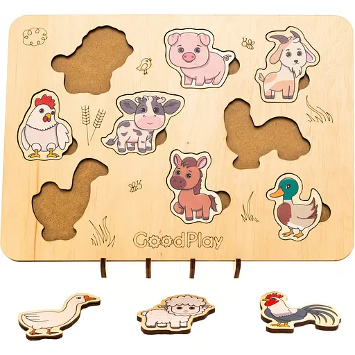 Пазл-сортер GoodPlay Ферма (PS-4-013) - фото 3