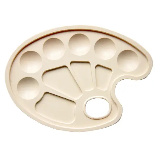 Палитра для рисования Овальная Атлас AS-0017, 23 х 17,5 см