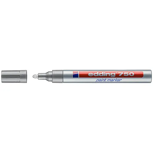 Маркер Edding Paint e-750 2-4 мм круглый серебряный (e-750/54)