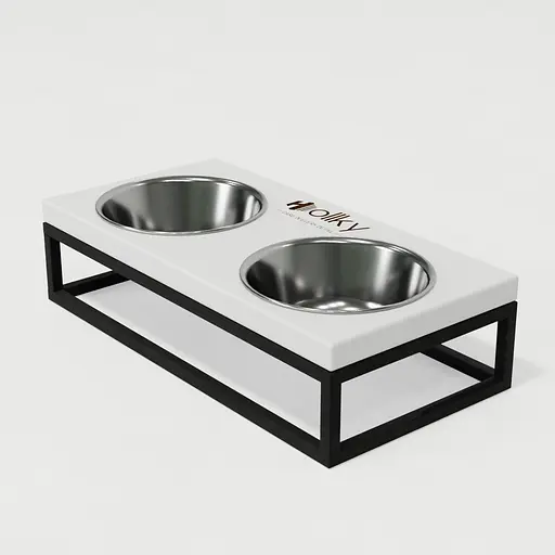 Hollky Base S — миски на підставці для маленьких собак та котів (2 × 0,45 л) - фото 6