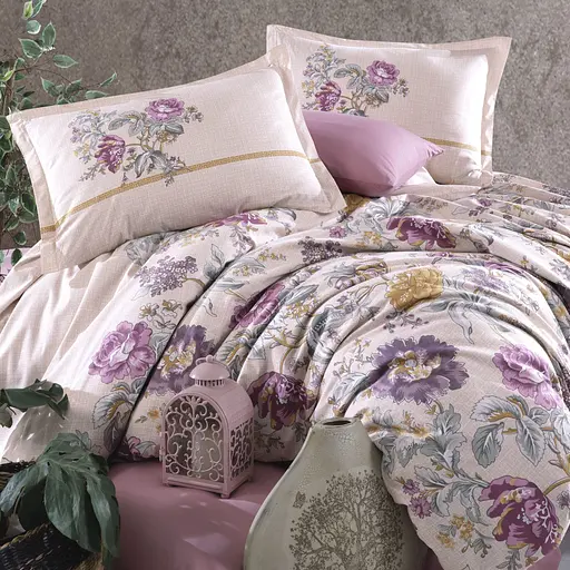 Постільна білизна Mirante V1 Pembe Ранфорс Clasy pbe0052065 - фото 2