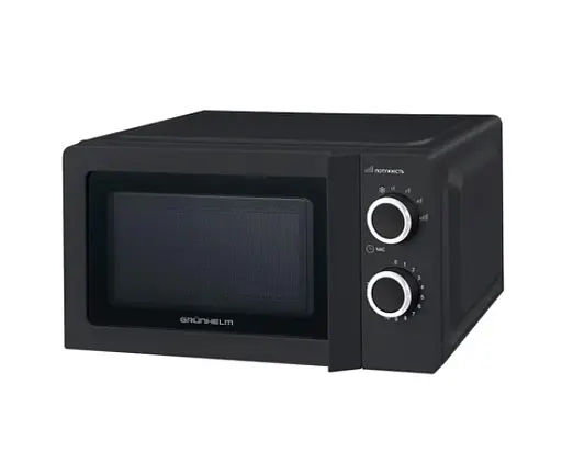 Мікрохвильова піч Grunhelm 20MX711-W мікрохвильова піч 700 Вт Чорна - фото 1