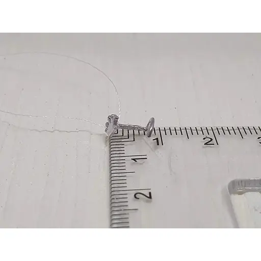 Срібна сережка-пірсинг Астор в ніс. 918-2437Р - фото 3