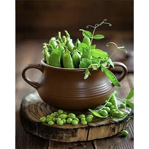 Алмазна мозаїка Зелений горошок Strateg HEG86042 30х40 см - фото 1