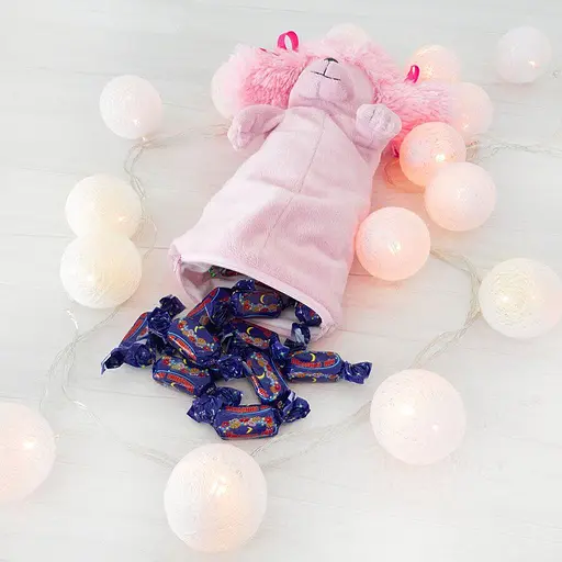 Мягкая Рукавичка для конфет пудель Фифи 35см - фото 2