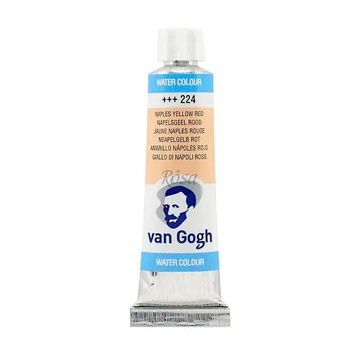 Фарба акварельна Van Gogh (224) Неополітанський жовто-червоний туба 10 мл Royal Talens - фото 1