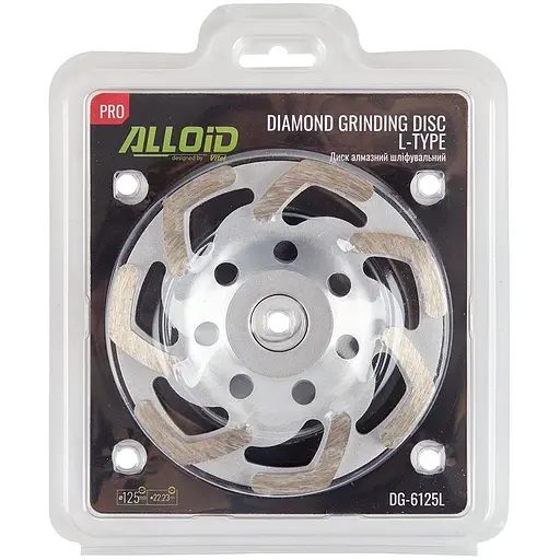 Диск алмазный Alloid Building Tools L-Type шлифовальный 125 мм (DG-6125L) - фото 4