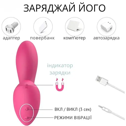 Вибратор клиторальный стимулятор I’MCUM Double Kiss с функцией сосания и подогревом Розовый (IM-KXY222-rose) - фото 2