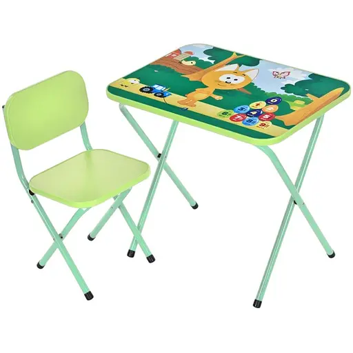 Детский столик складной со стульчиком Bambi M 5968-5 зеленый