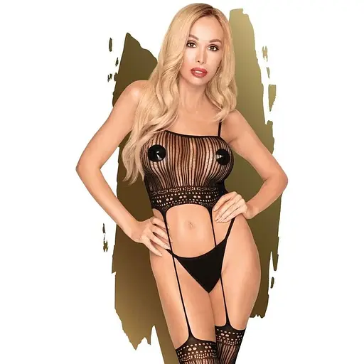 Бодістокінг Penthouse Lingerie Sex Dealer S-L чорний