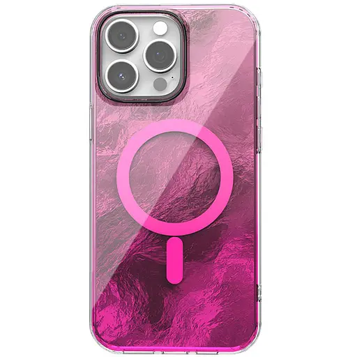 Чохол Epik TPU Shiny Mountain MagFit для Apple iPhone 13 Pro 6.1 Pink - фото 1